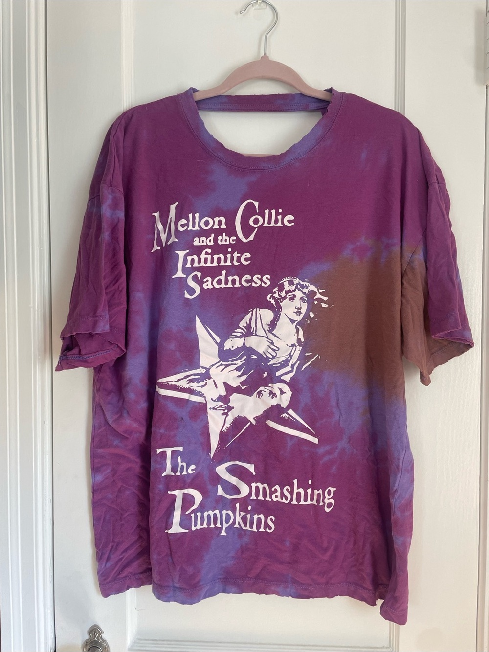 The Smashing Pumpkins Purple Tie-Dye Graphic Tee